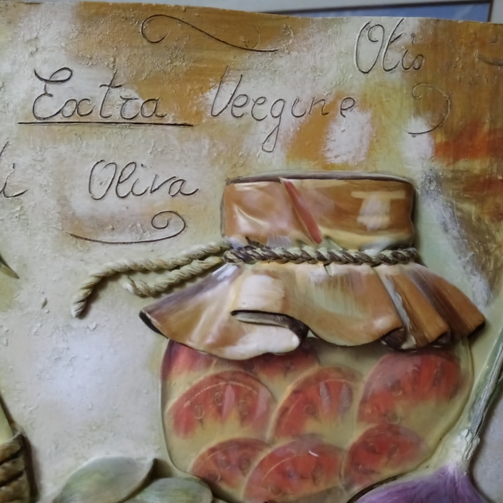 ⛳🏫Signed Virgin Olive Oil Art By🏬🌉Sylvia Vassileva Made in U.S.A Gallery. 🆕 - Picture 4 of 12